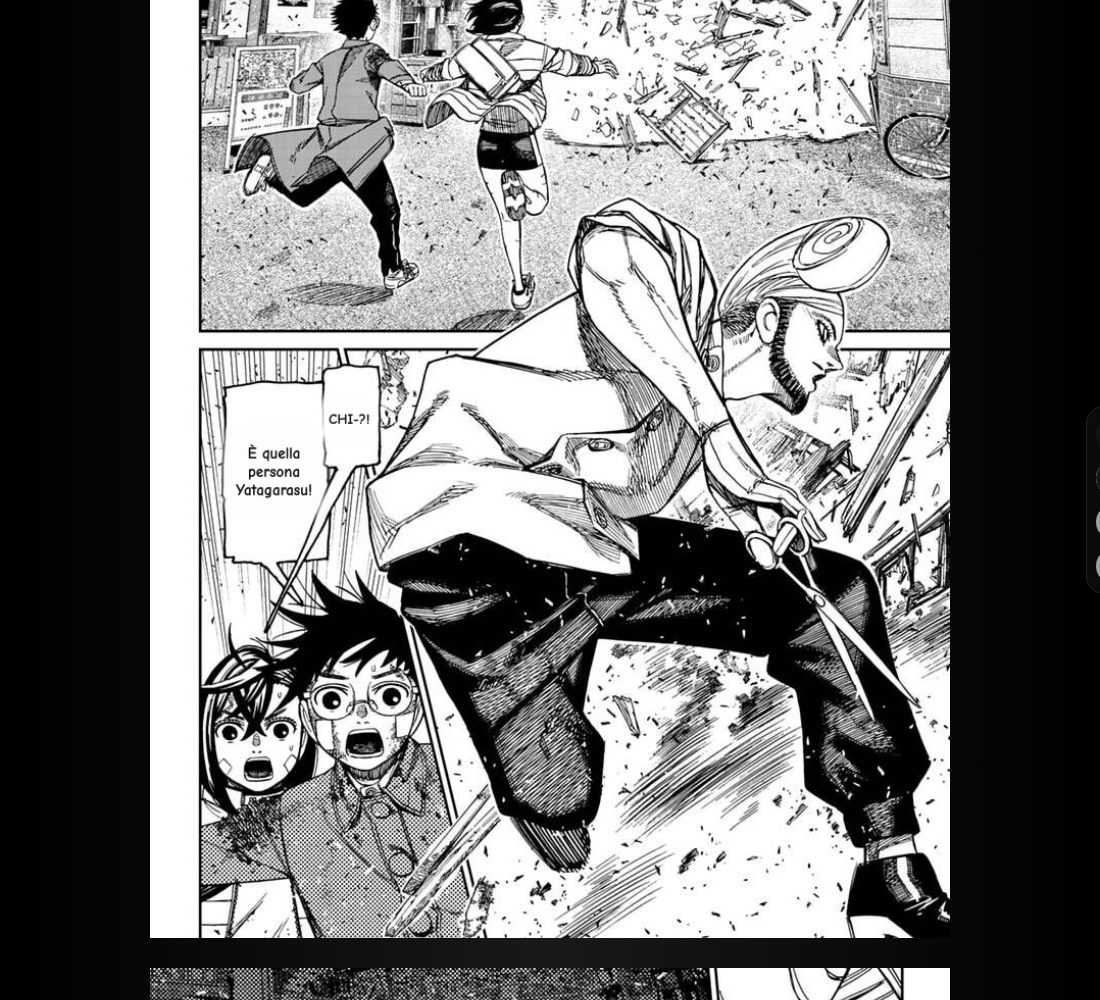 La seconda scena con il nome Yatagarasu nel risultato italiano di Sumi