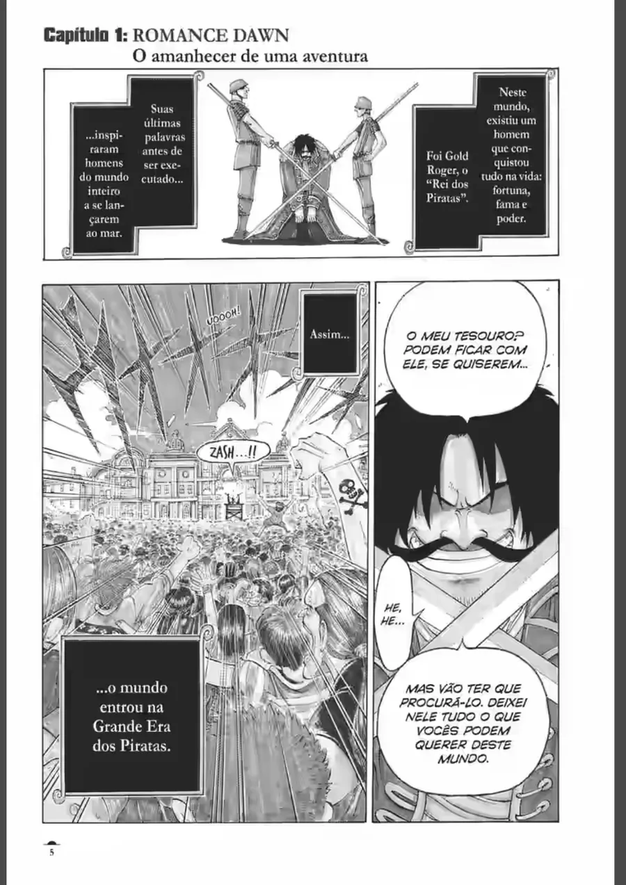 Capítulo 1 de One Piece, ROMANCE DAWN, lido em português no Manga Million