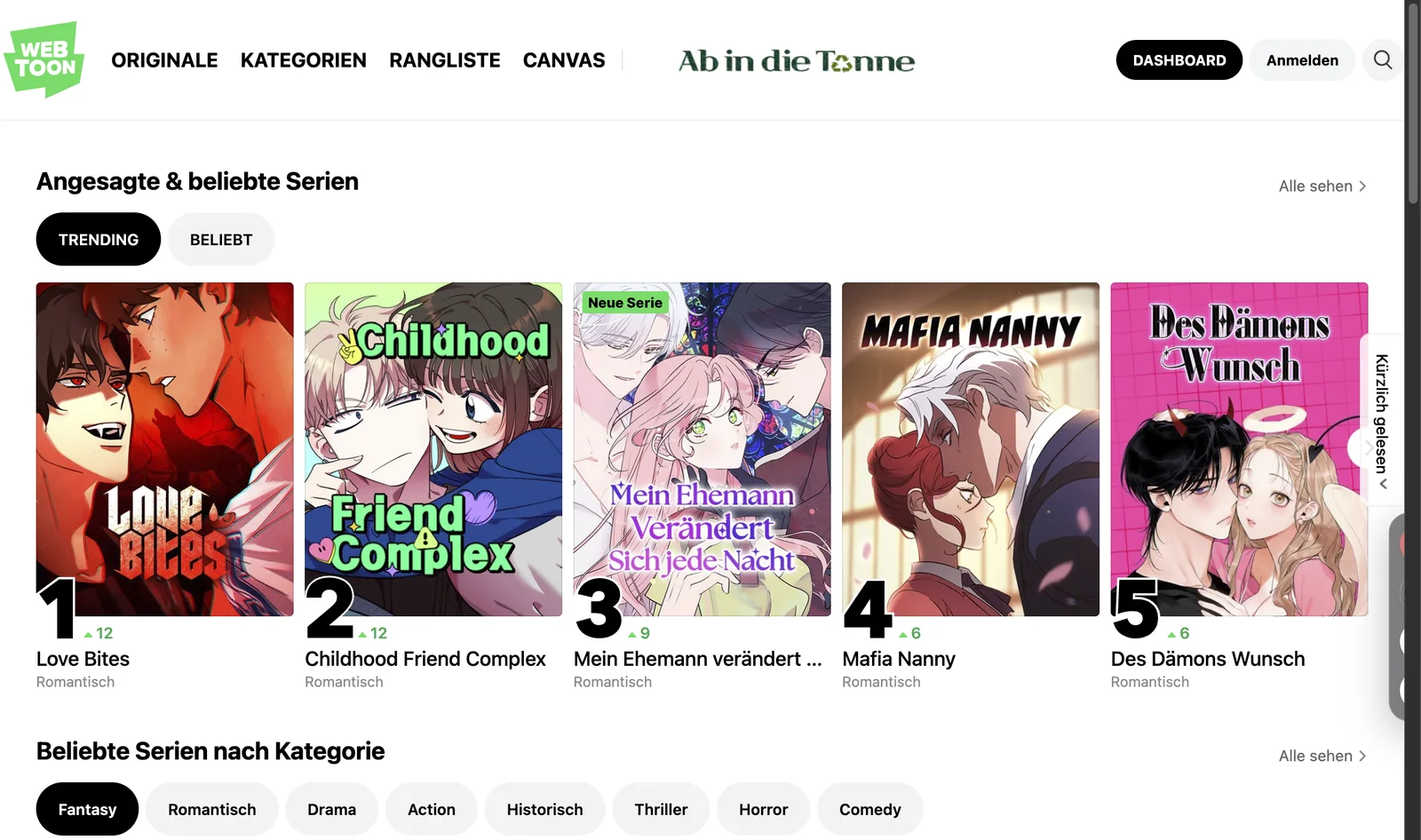 Manhwa auf Deutsch lesen: legale Seiten, Verlage und Übersetzung
